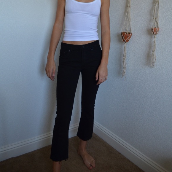 levis cropped flare